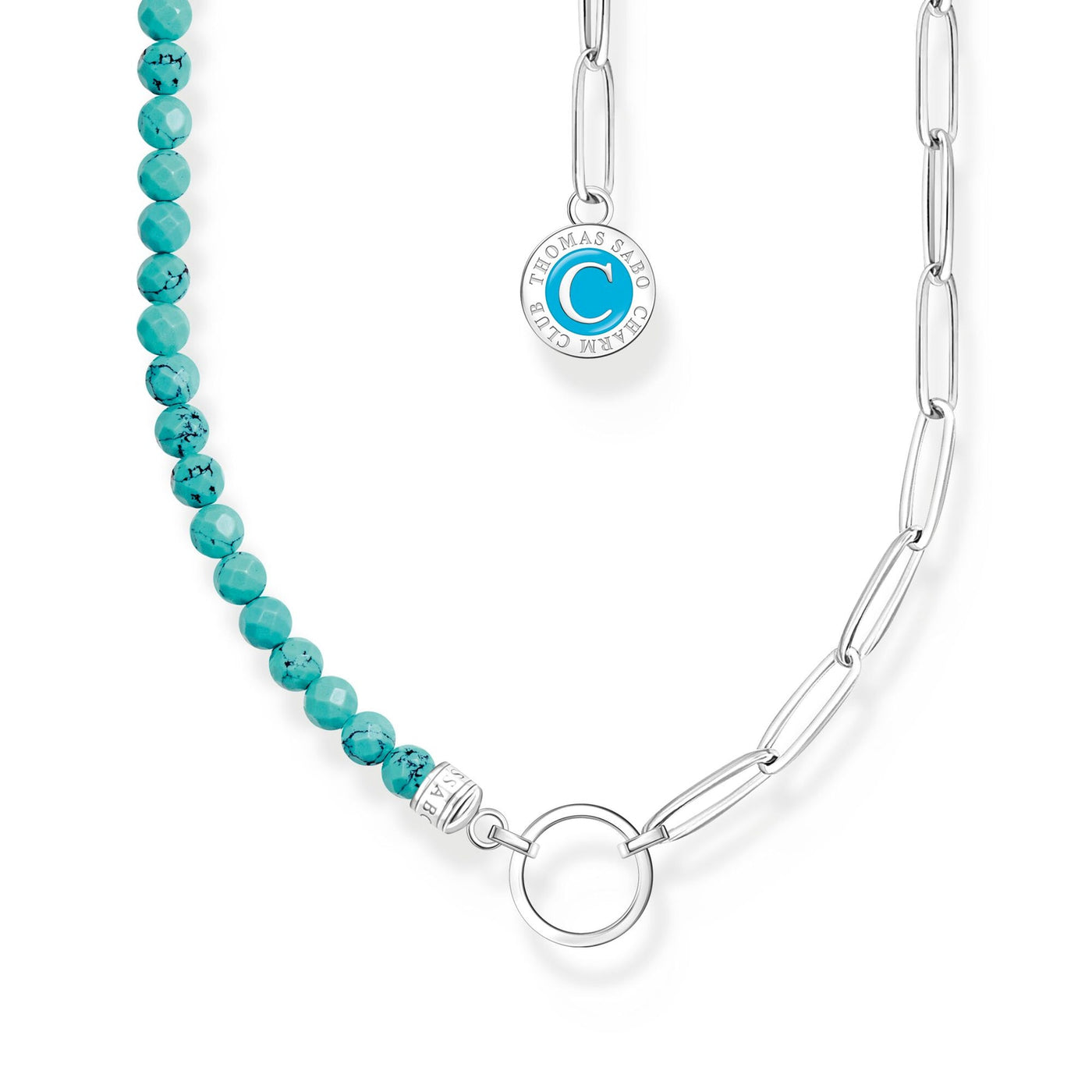 Thomas Sabo Member Charmista Necklace with Charmista Disc Silver