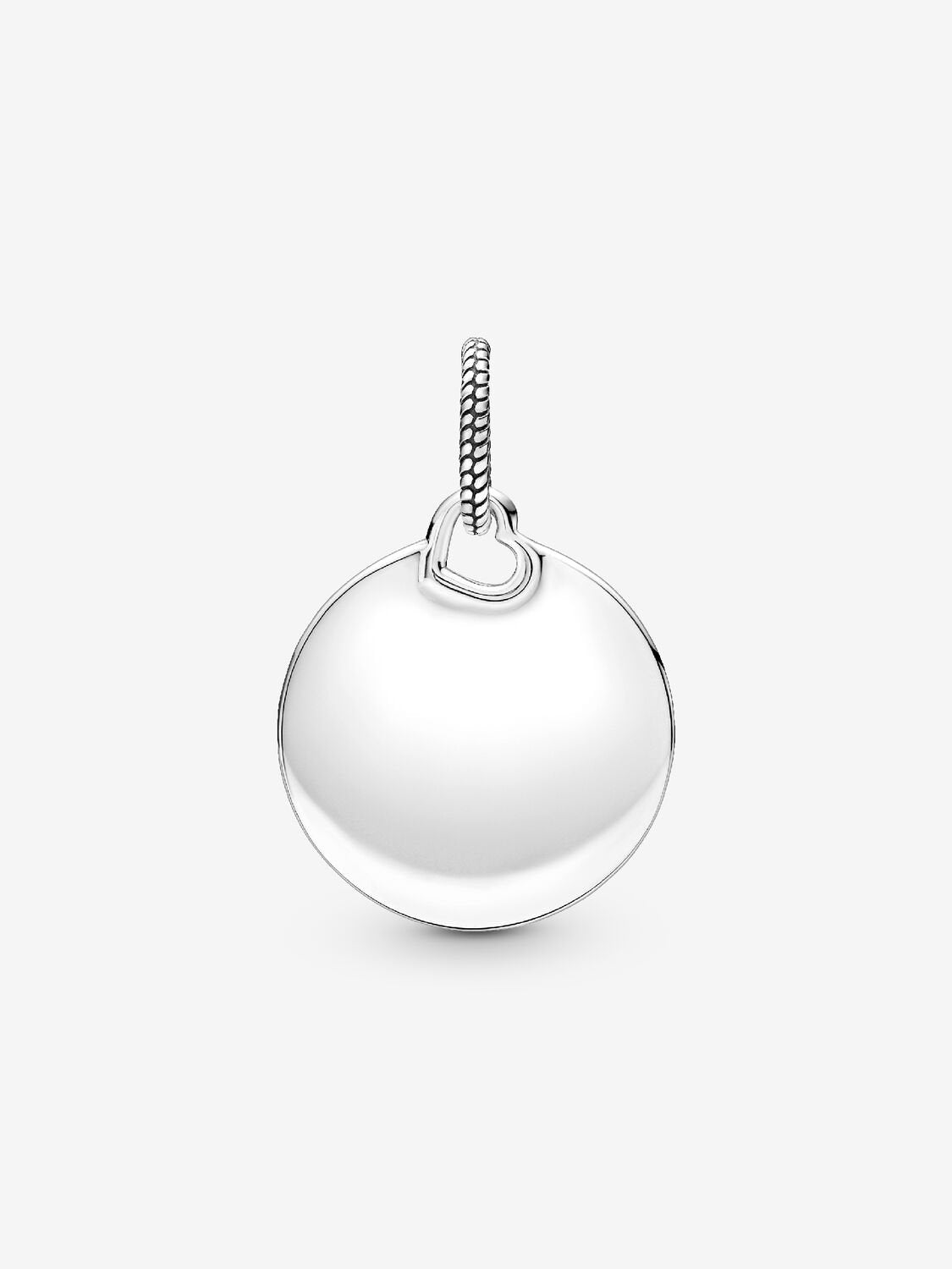 Pandora Engravable Round Tag Pendant