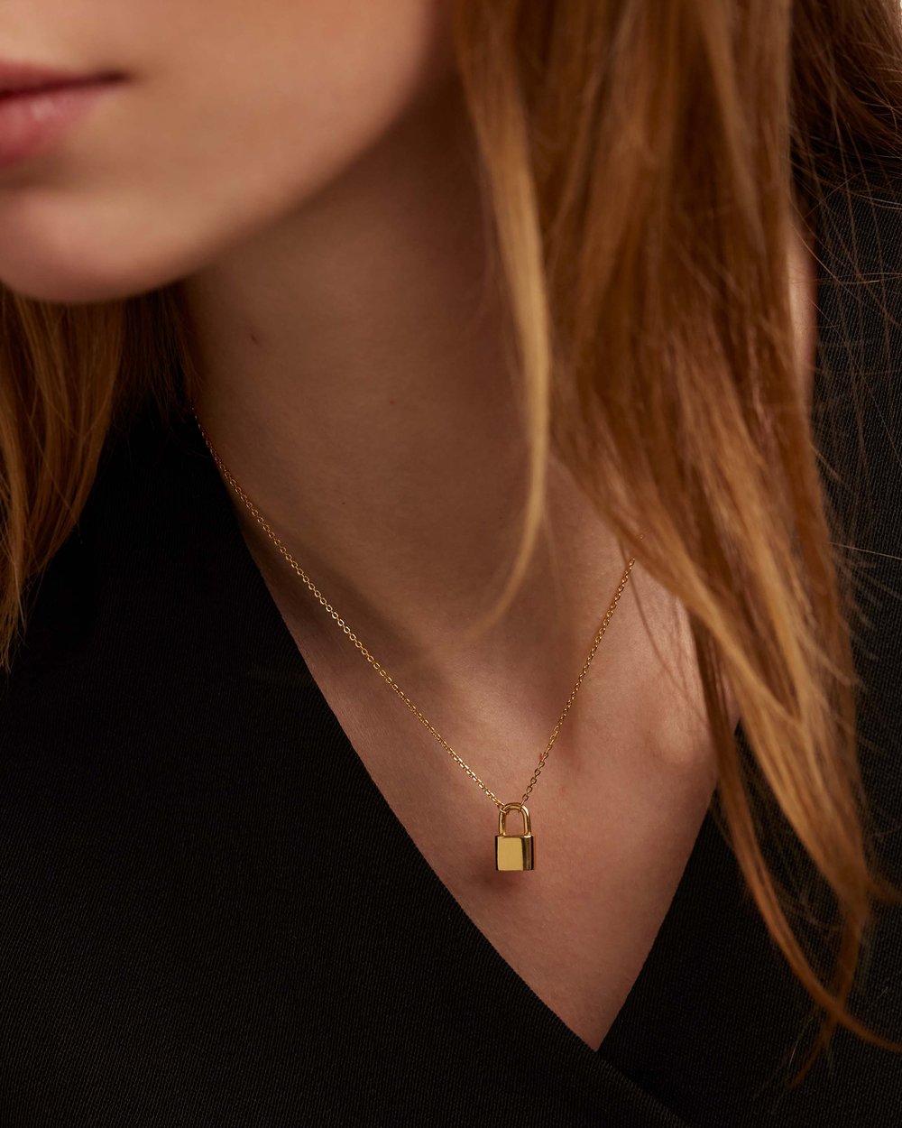 PDPAOLA Engrave Me Bond Gold Necklace