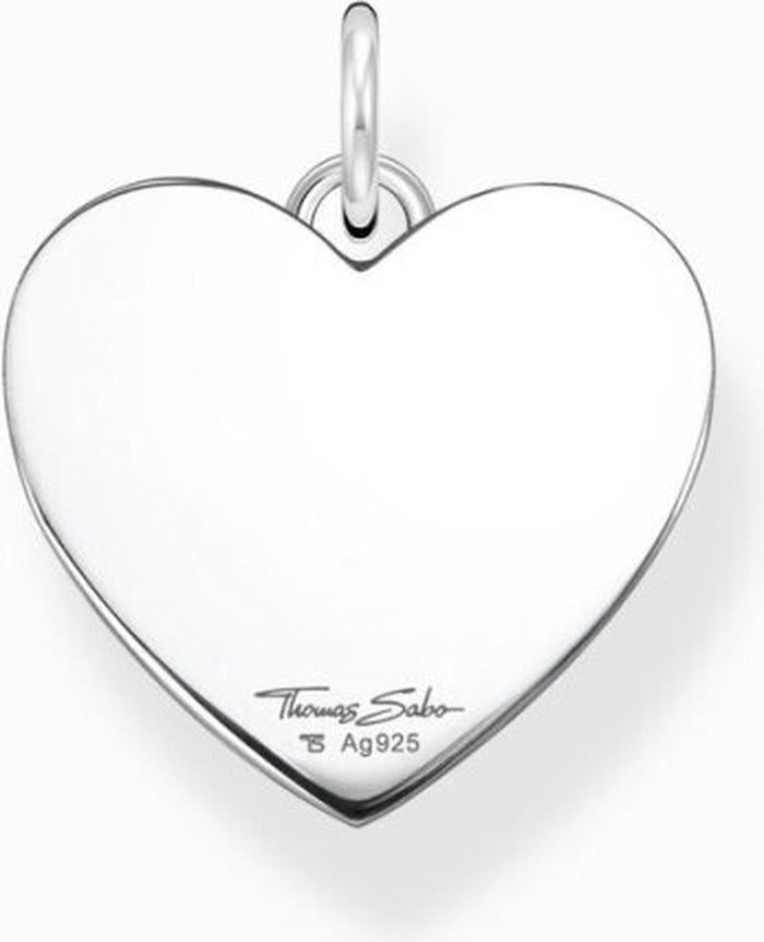 Thomas Sabo Sterling Silver Engravable Heart Pendant