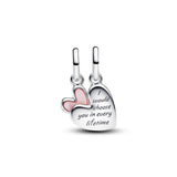 Pandora Pink Mother & Daughter Splittable Dangle Charm
