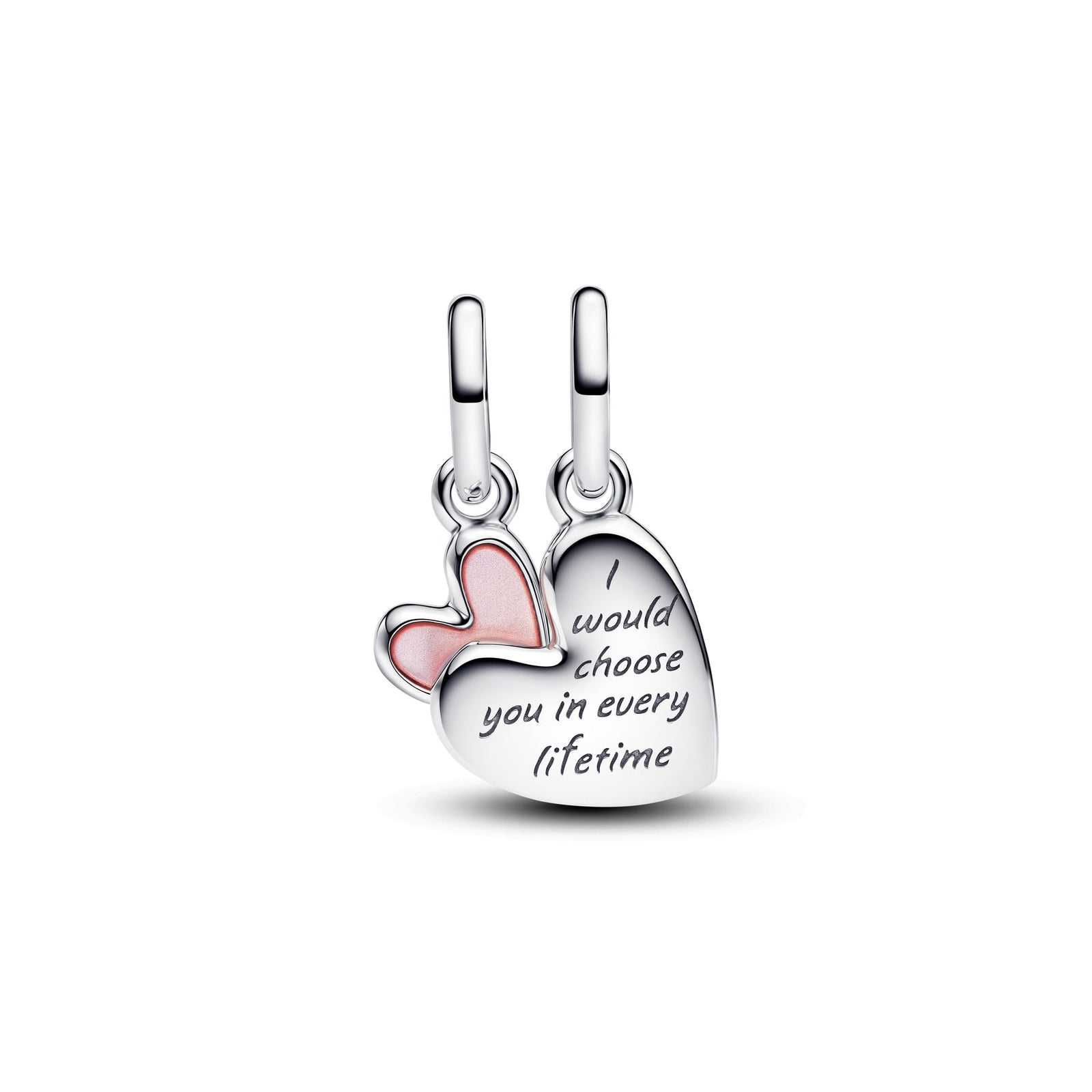 Pandora Pink Mother & Daughter Splittable Dangle Charm