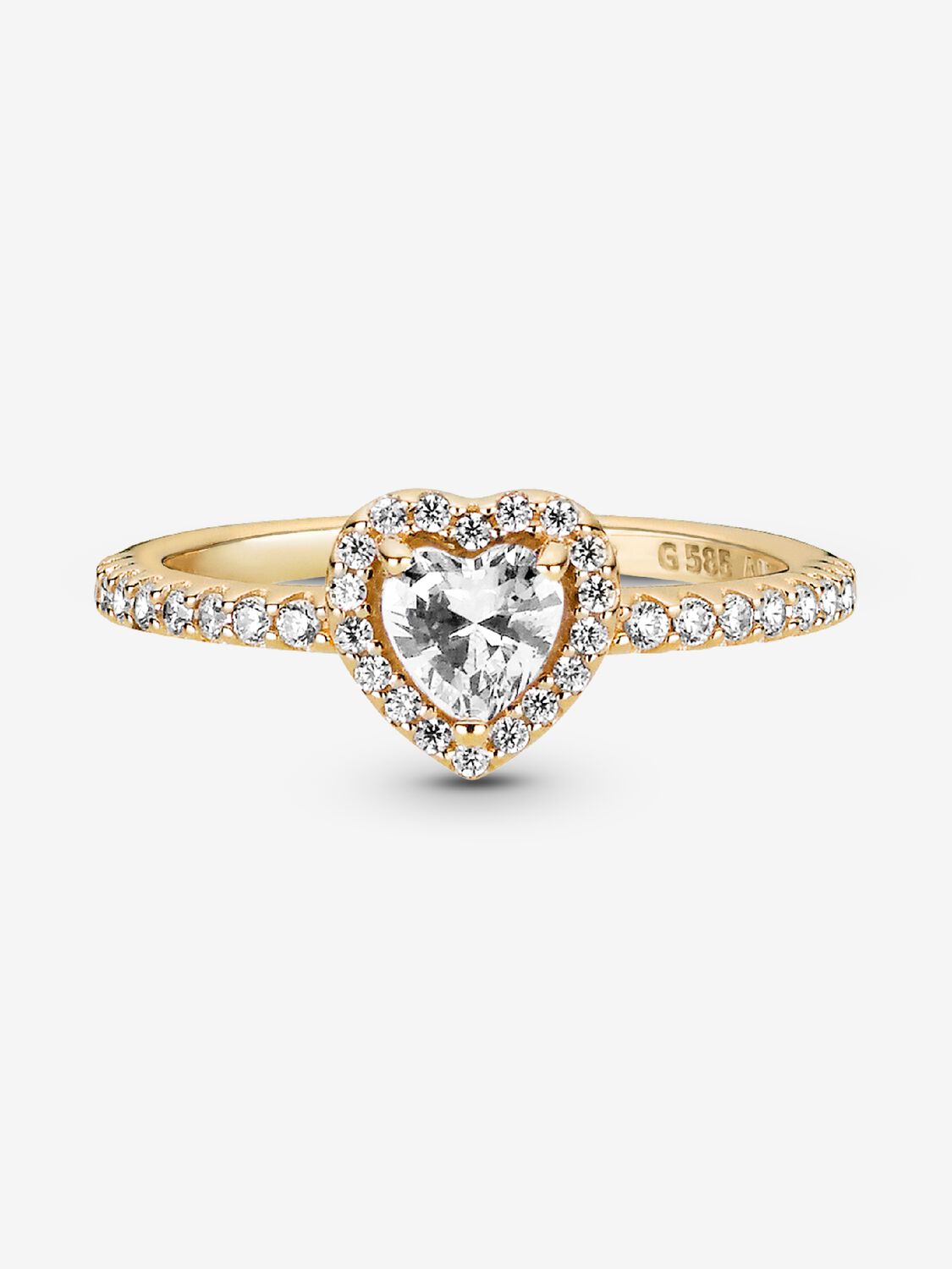 Pandora Elevated Heart Ring