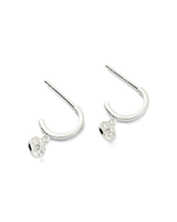 Kirstin Ash Silver Star Coin Hoops Set