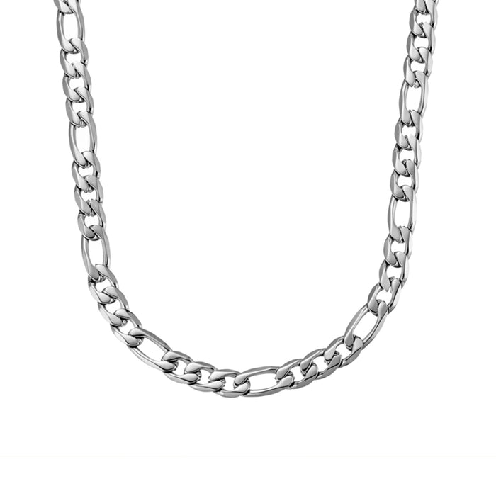 Blaze Stainless Steel 8mm Figaro Link Chain