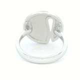 Sleek Modern Silver Ring