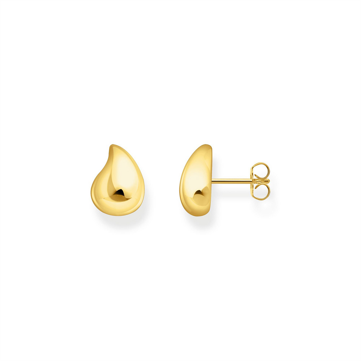 Thomas Sabo Ear Studs Organic Shape Gold