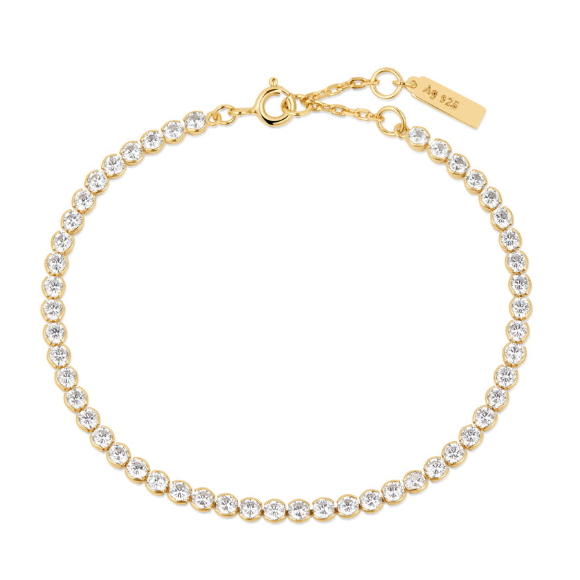 Ania Haie Row Bezel Set Bracelet