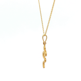 Snake Necklace in Yellow Gold
