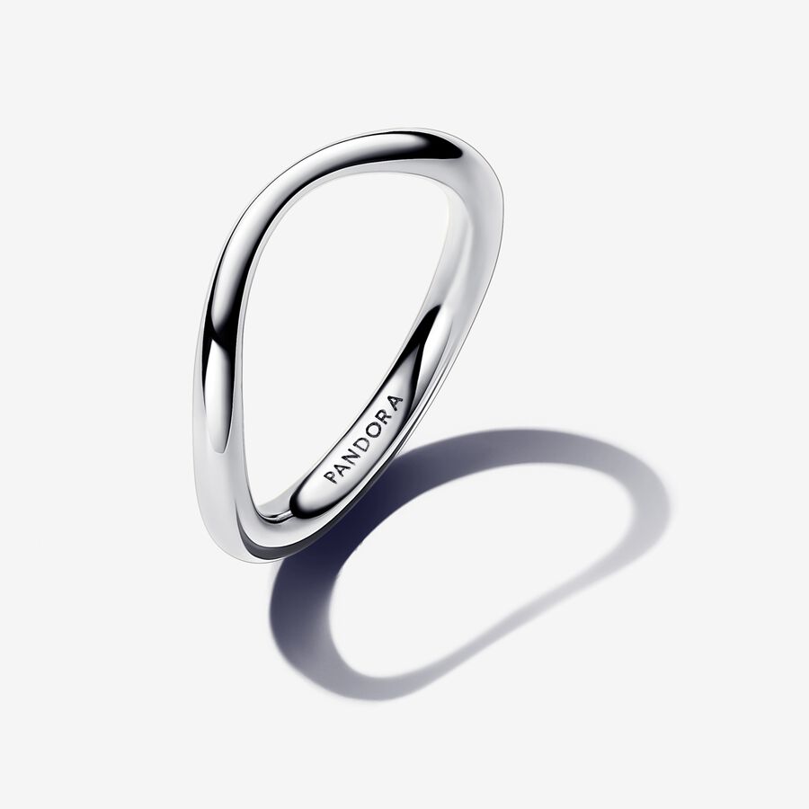 Organically Shaped Band Ring - 58