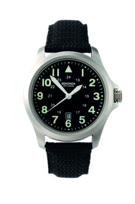 Sekonda Sport Mens Watch Black Strap Durable Water Resistant Timepiece