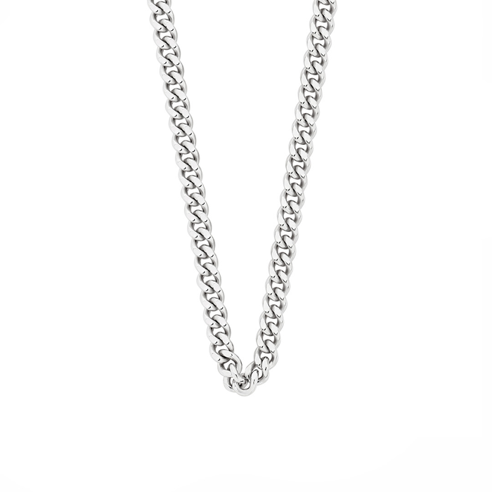 Sterling Silver Curb Chain Necklace