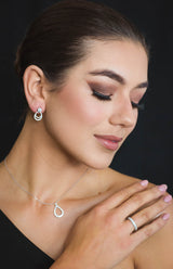 Georgini Goddess Luna Earrings Silver