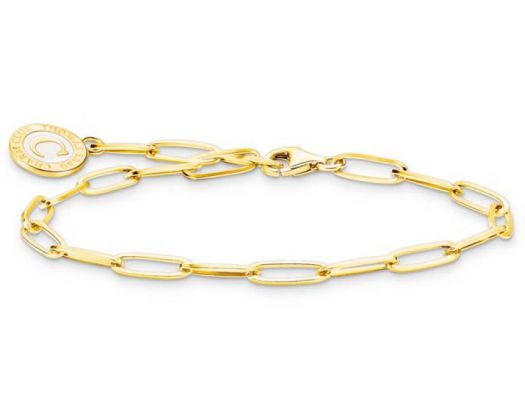 Thomas Sabo Charmista Bracelet With Cold Enamel Gold