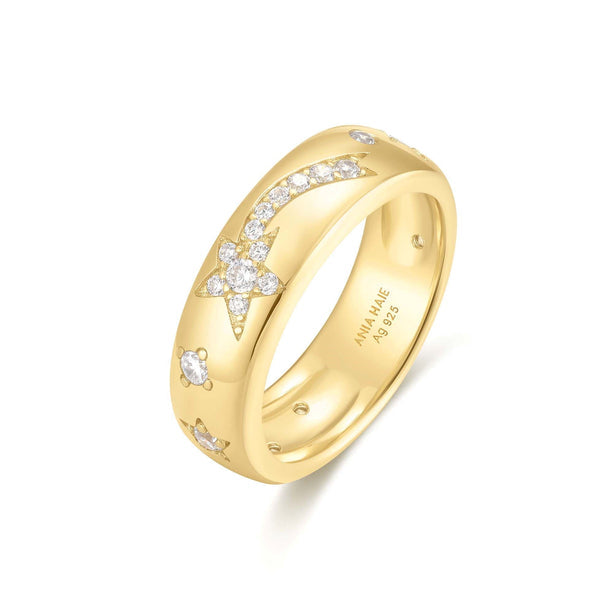 Ania Haie Silver Celestial Chunky Ring