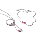 Pandora Bow Pendant Necklace