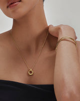 Ania Haie Gold Open Circle Necklace