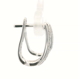 9CT WG Dia HOOP EARRINGS TDW= 0.16CT HI/I2
