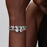 Pandora Engravable True Red Stone Heart Charm