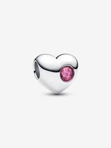 Pandora October Birthstone Heart Charm