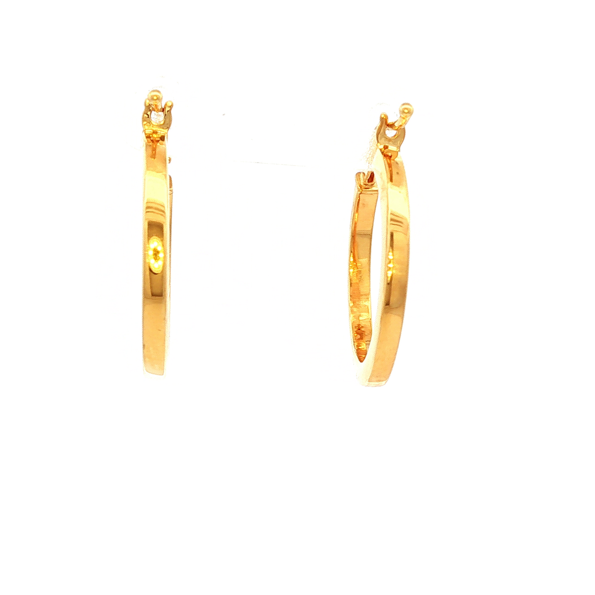 9ct Yellow Gold Hoop Earrings