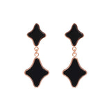 Bronzallure Alba Black Onyx Earrings