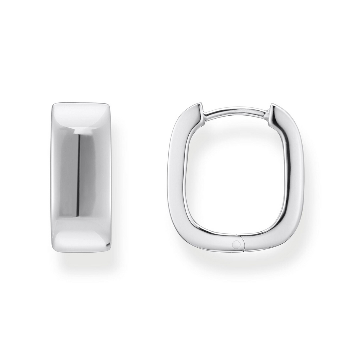 Thomas Sabo Hoop Earrings In Angular Shape Mini