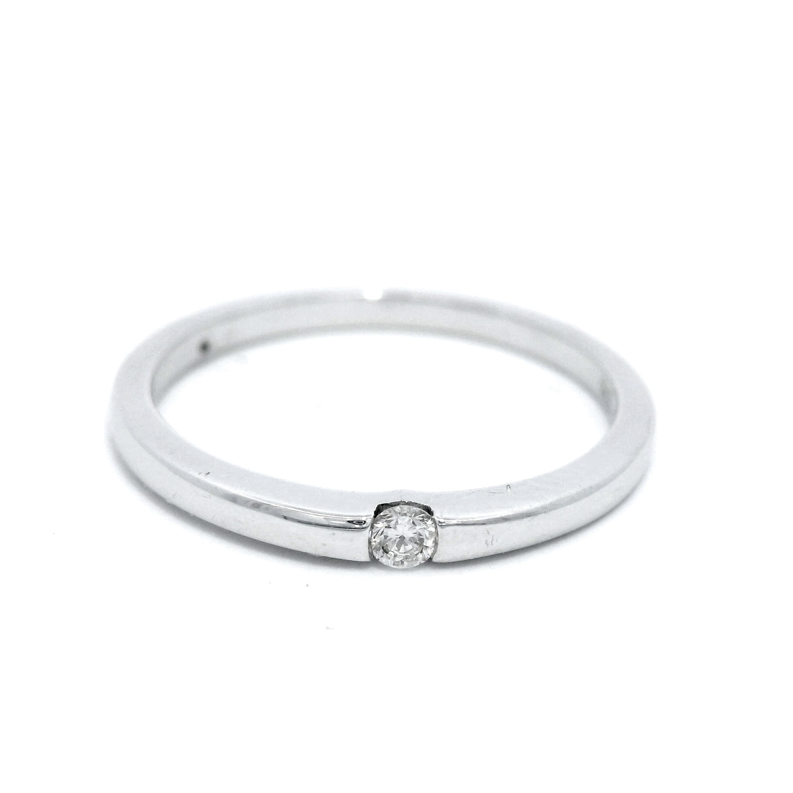 Tension Set Diamond Dress Ring in 9ct White Gold