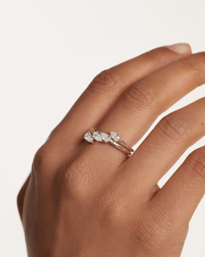 PDPaola Silver Terra Ring
