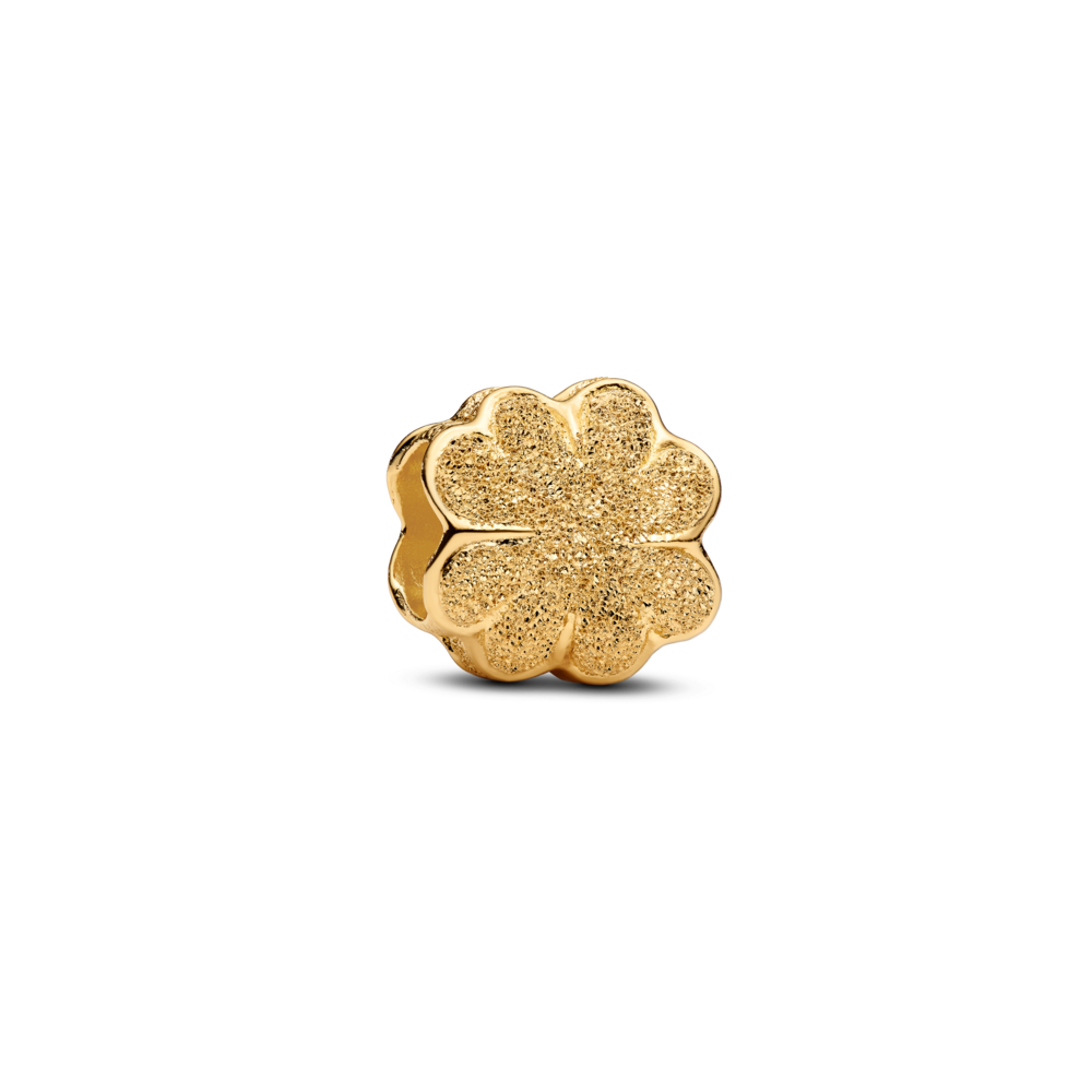 Pandora Textured Mini Clover Fitting Charm