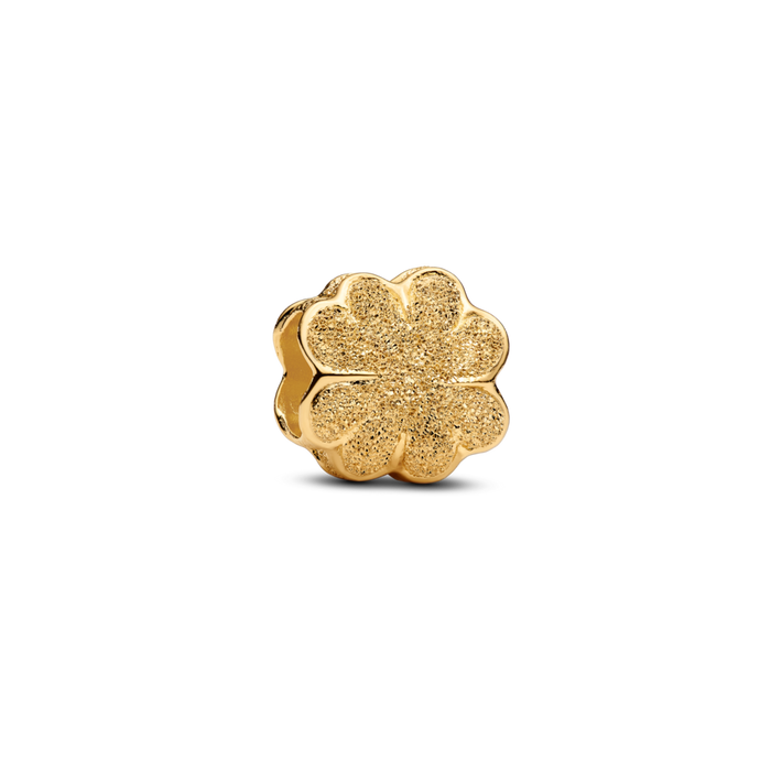 Pandora Textured Mini Clover Fitting Charm