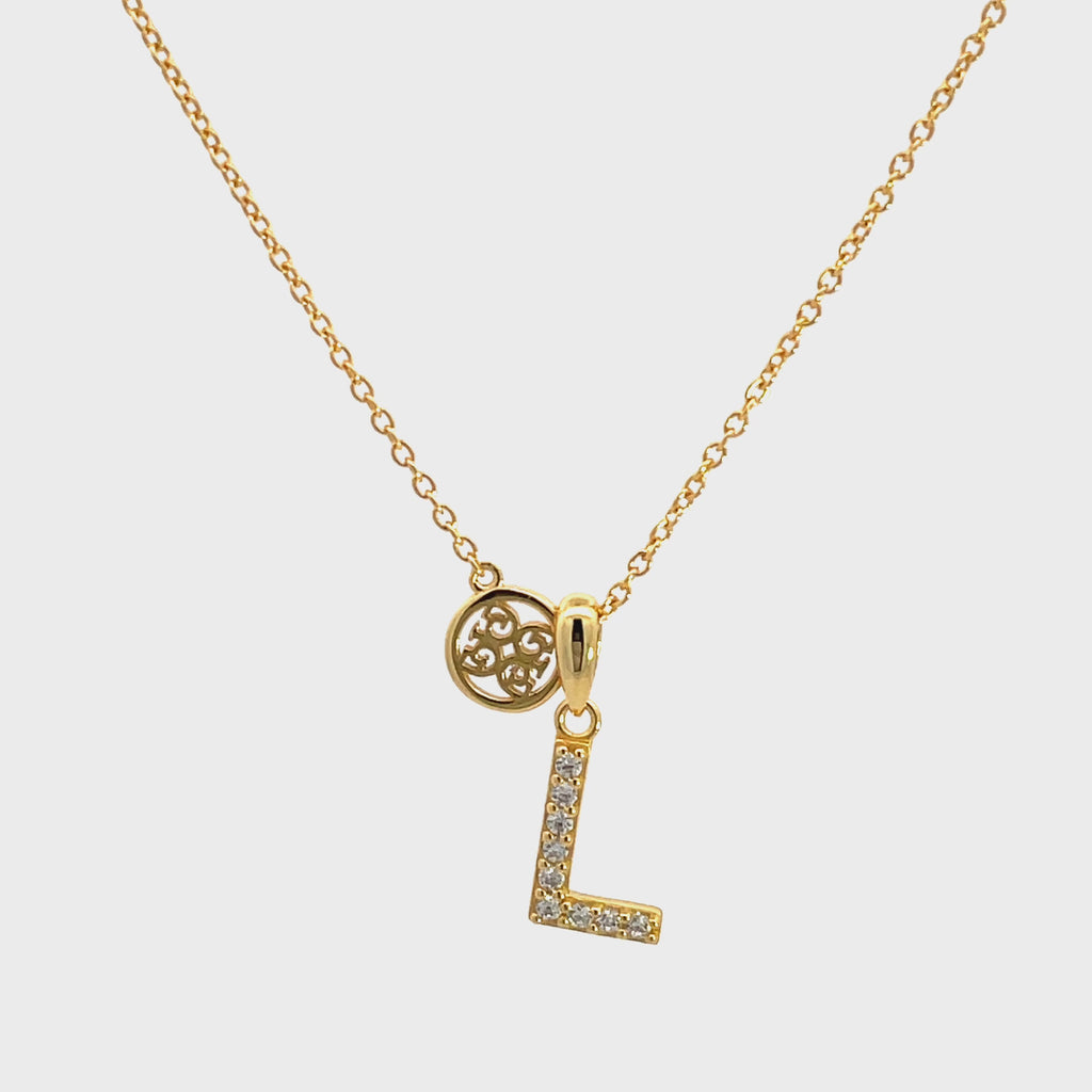 Georgini Luxury Letters A Initial Pendant