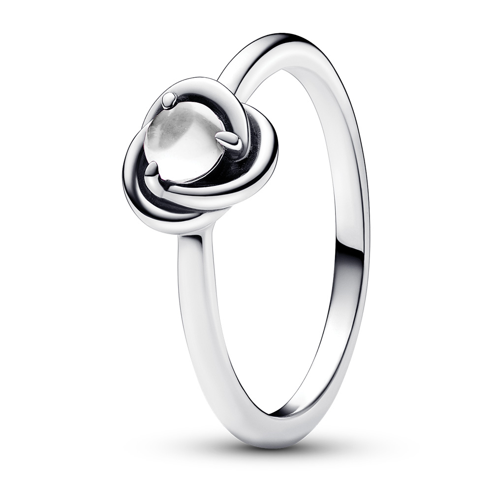 Pandora April Birthstone Ring
