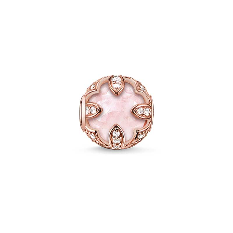 Thomas Sabo Rose Gold Rose Quartz Karma Bead