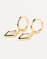 PDPAOLA Kate Silver Hoop Earrings