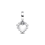 Pandora Sparkling Heart Double Dangle Charm