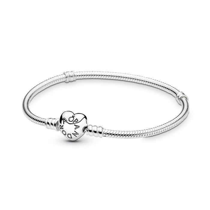 Pandora Engravable Heart Charm Bracelet