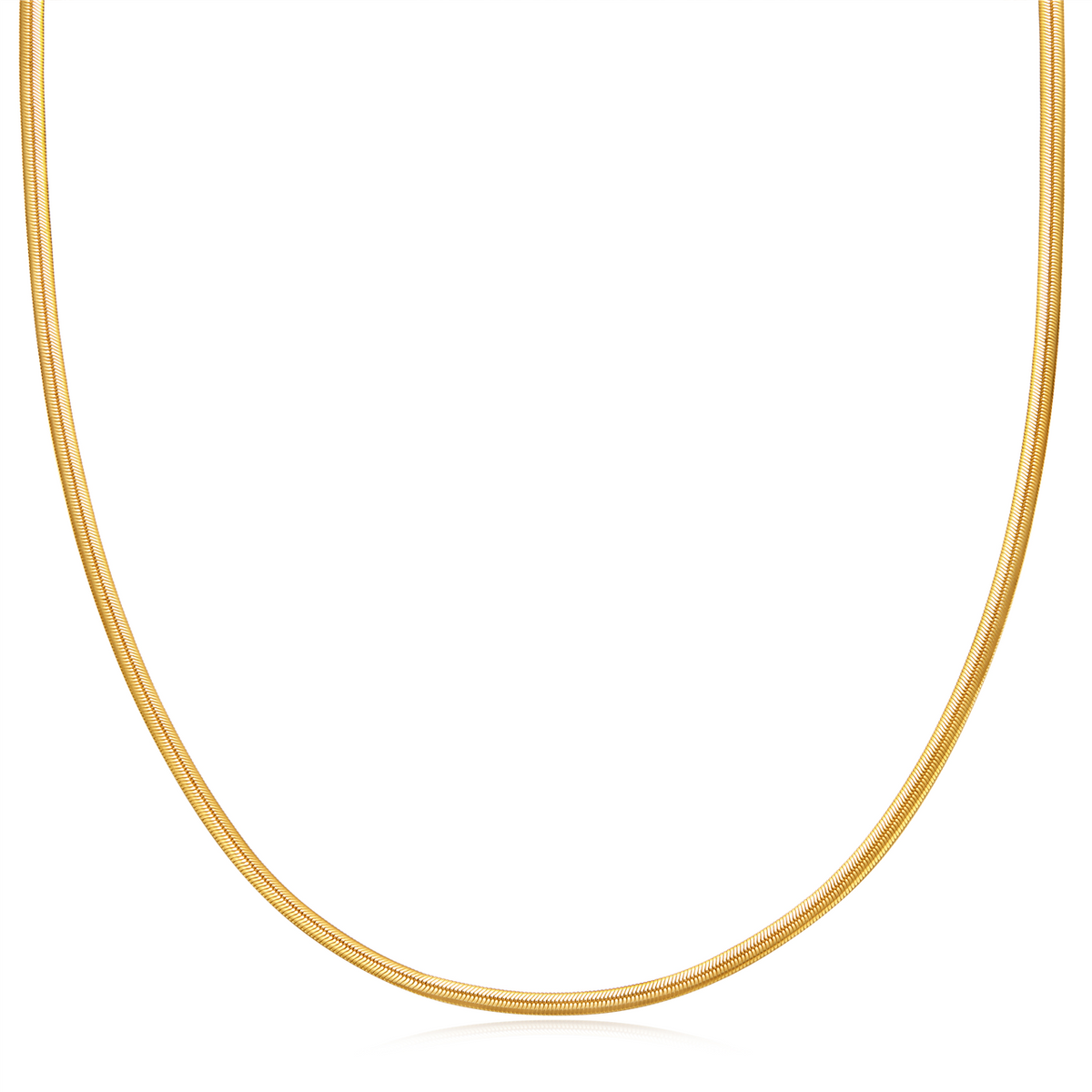 Ania Haie Flat Snake Chain Necklace
