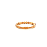 Straight Claw Set Ruby Dress Ring in Yellow Gold