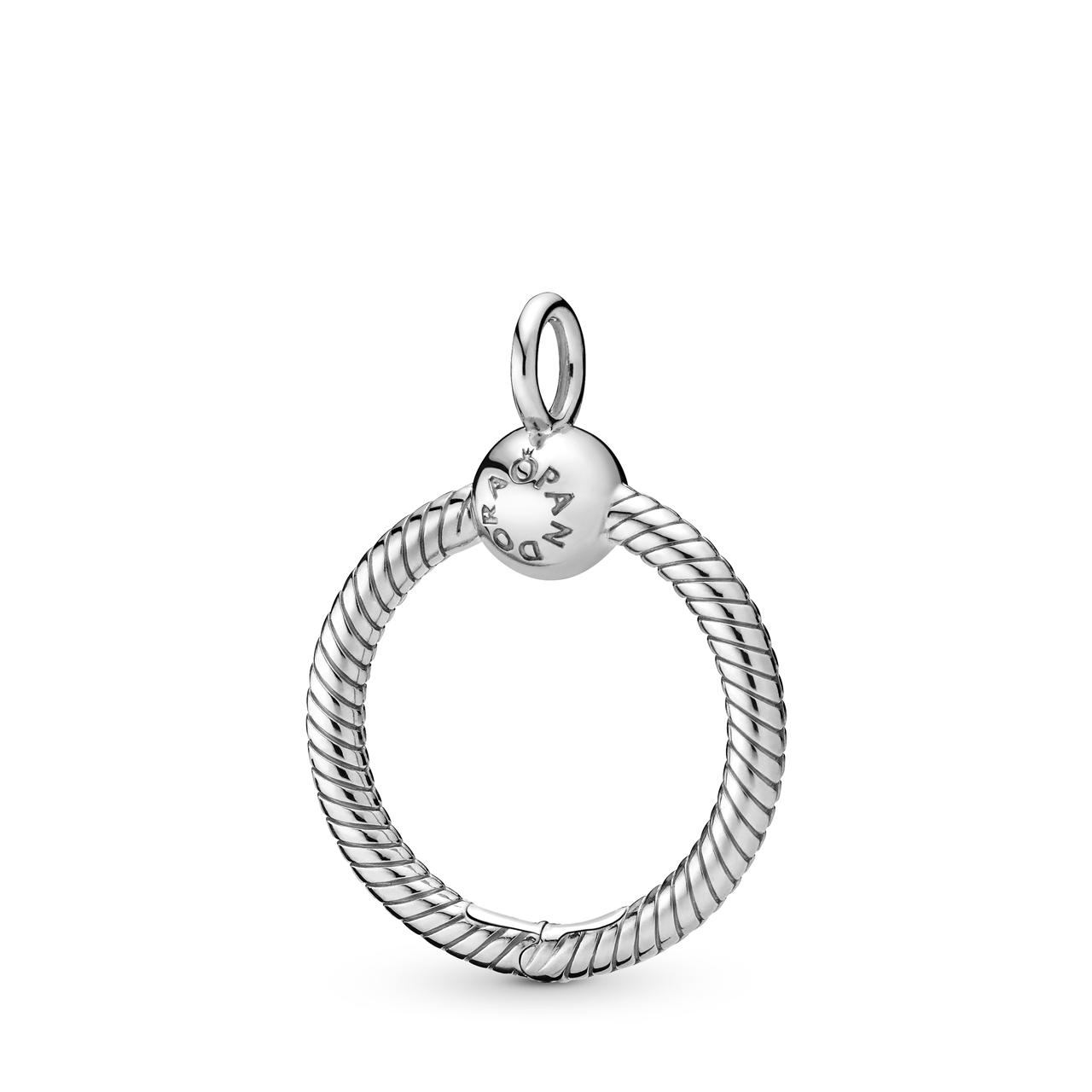 Pandora Moments Small Silver O Pendant