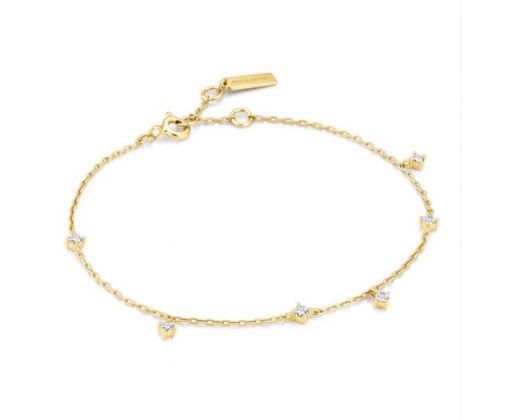 Ania Haie Glow Gold CZ Scattered Bracelet