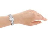 DKNY Women's Mini Silver Dial Stainless Steel Bracelet Watch