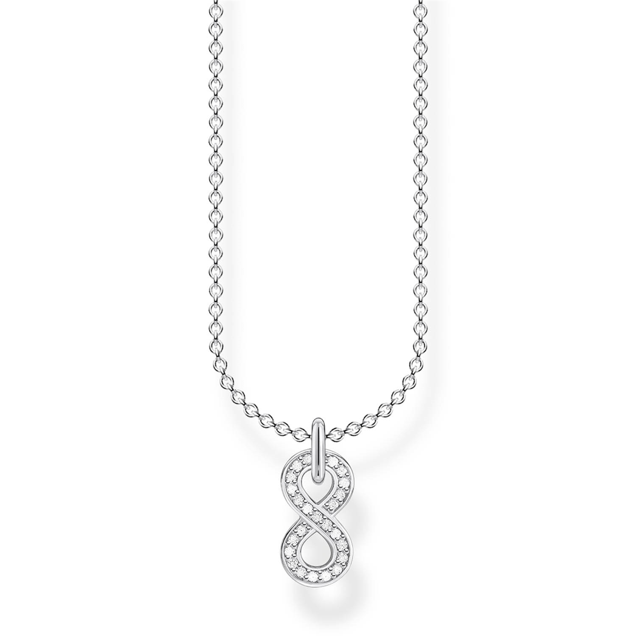 Thomas Sabo Charming Silver Infinity Necklace 38-45cm
