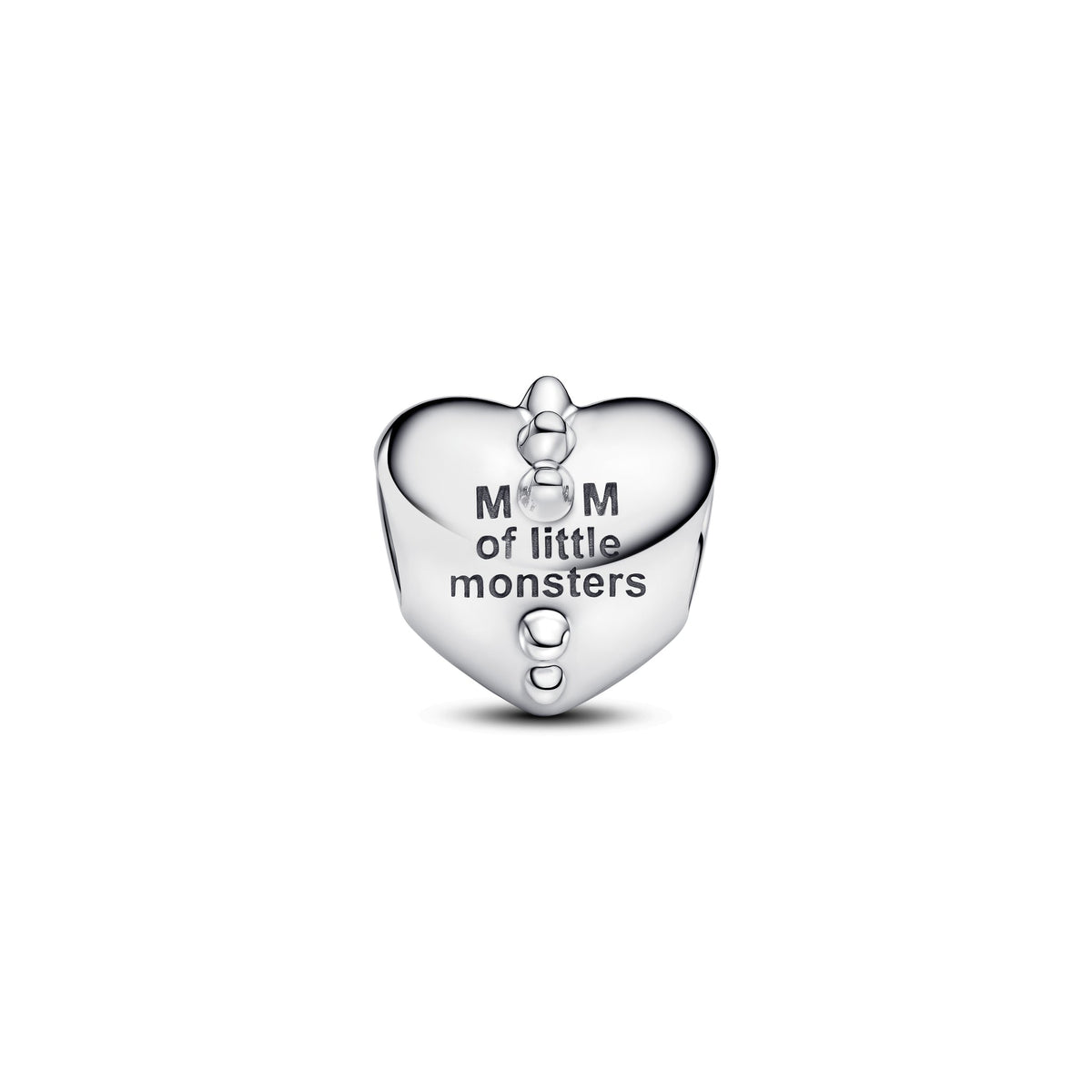 Pandora Mom's Little Monsters Heart Charm