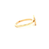 Oval Maze Ring in Yellow Gold