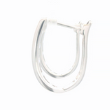9CT W/G OVAL DIA SET HUGGIES TDW .50CT J/K .50CT1