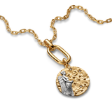 Pandora Virgo Zodiac Oversized Medallion Charm