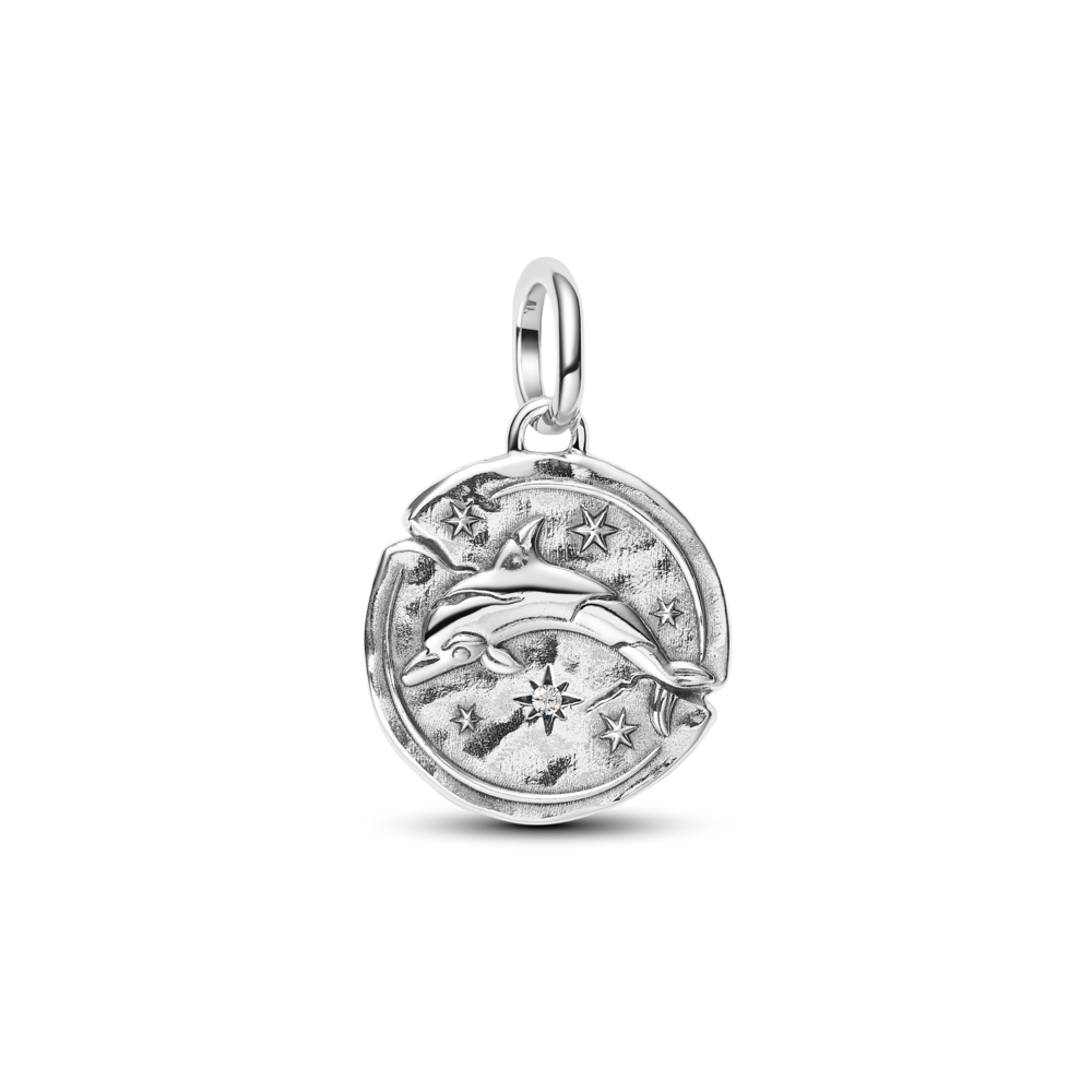 Pandora Dolphin Medallion Charm