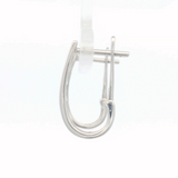 10K WHITE GOLD 0.15CT Dia FASHION EARRING