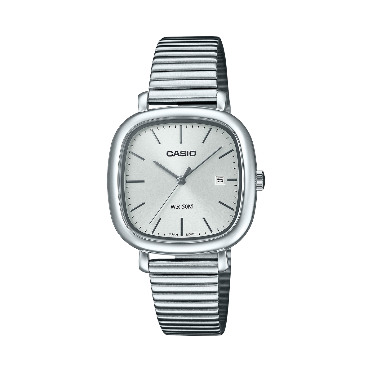 Casio Analogue Square, Silver Face LTPB166D-7A